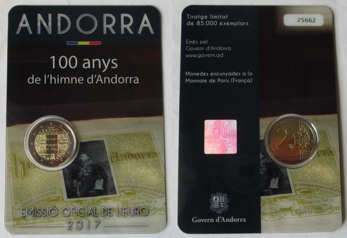 Andorra euro 2017 100 anni - 2, "100