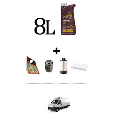 HOFFCAR Kit tagliando 4 FILTRI