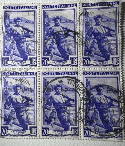 Francobolli 1953 italia al - francobolli,