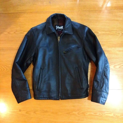 Giacca pelle schott 681 - pelle,