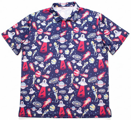 Alien ufo outer space polo - alien,