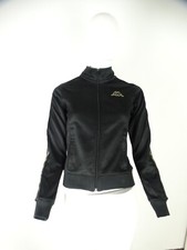 KAPPA GIACCA JACKET FELPA DONNA NERA TAG SIZE SMALL