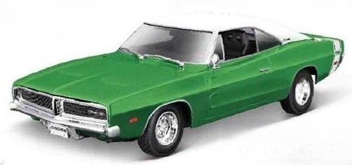 Dodge charger 1969 green - r/t,