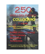 250 Vigili del Fuoco COLLOQUIO