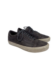Scarpe da ginnastica Vans Old Skool UK 8 EU42 uomo donna grigio pelle sneaker basse skate