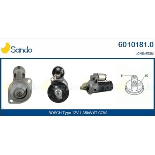 Motorino avviamento sando - di,
