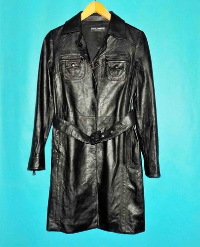 Trench dolce gabbana pelle - gabbana,