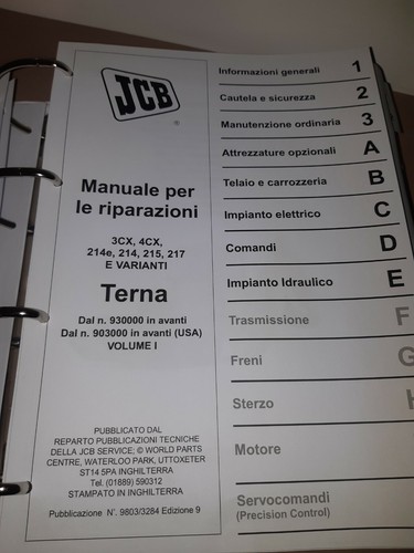 Jcb terna 3cx 4cx - jcb,