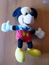 GADGET DISNEY - PUPAZZO TOPOLINO in panno e tela - Anni '80 altezza cm. 33 