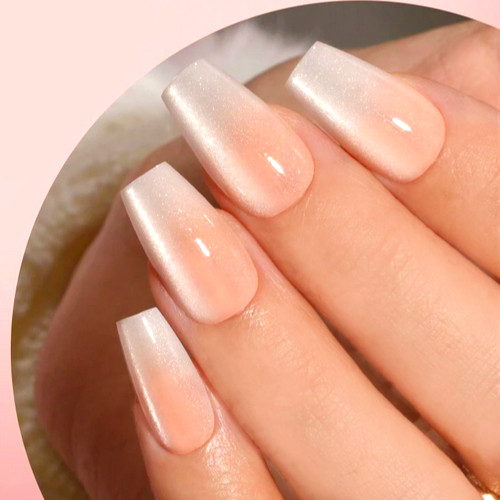 Ballerina cat eye peach - eye,