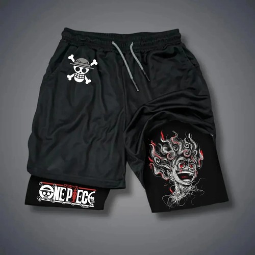 One piece rufy pantaloncini - one,