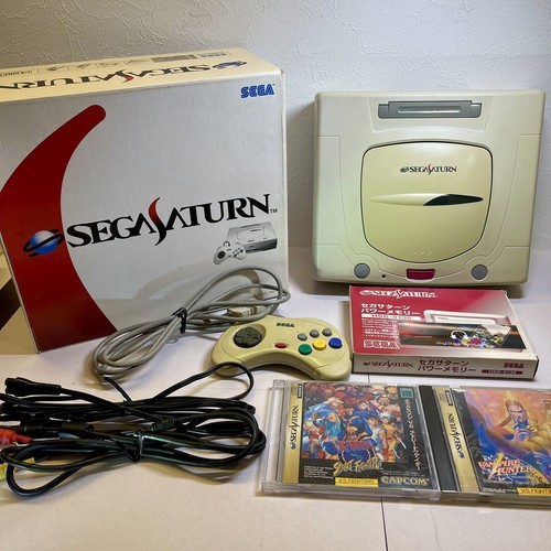 Set console sega saturn - console,