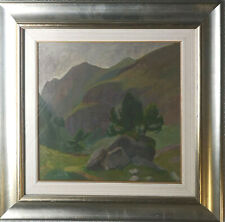 Carlo Vitale Milano Camogli paesaggio di montagna arte italiana del 900