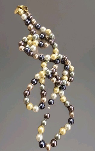 Collana perle simulate - di,