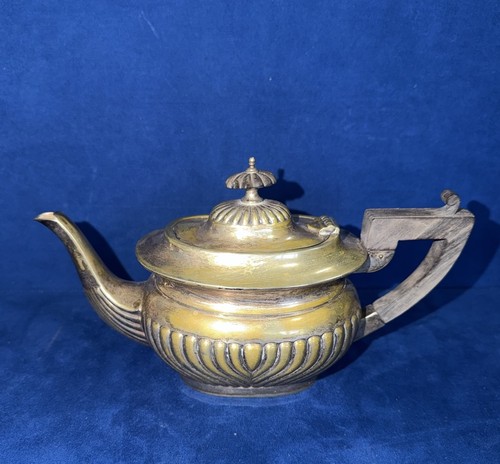 Vintage english silver teapot - vintage,