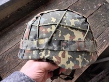 Orig. ELMETTO DA COMBATTIMENTO - ESERCITO TEDESCO - TAGLIA 55 - 57 CASCO KEVLAR con rivestimento mimetico