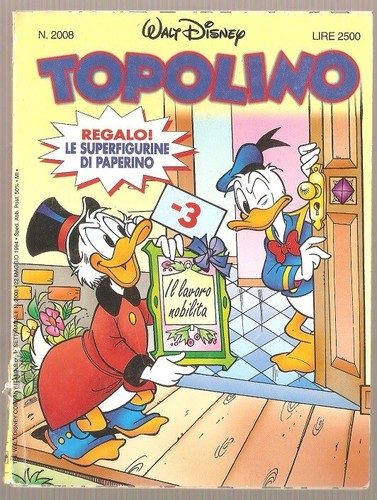 Fumetto topolino 2008 - fumetto,
