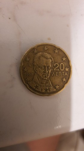 Moneta centesimi grecia - 20,