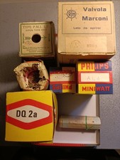 Lotto di 7 valvole vintage ( MULLARD, MARCONI, PHILIPS .... )