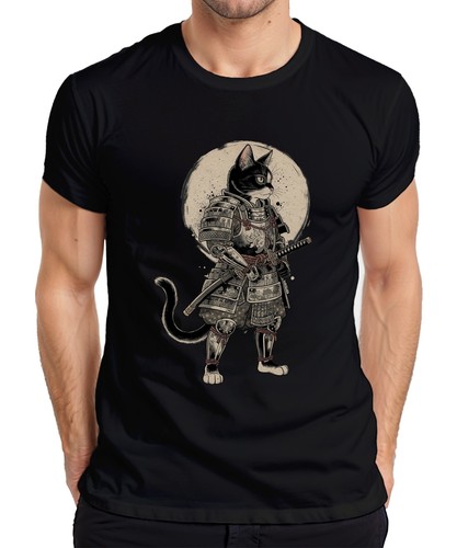 Maglietta samurai gatto - samurai,