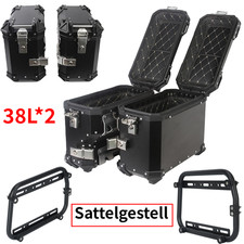 2 valigie laterali moto 38L +