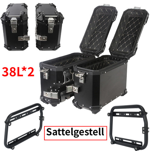 Valigie laterali moto 38l - 2,