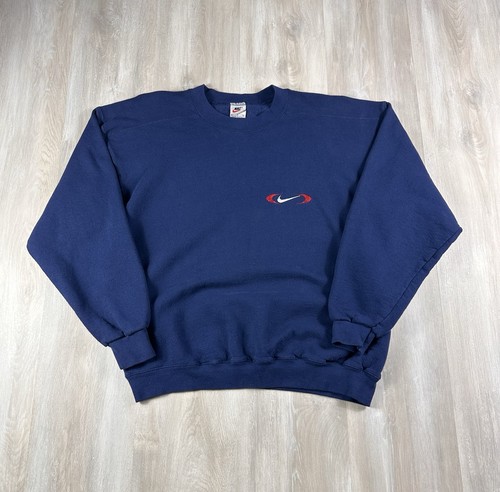 Felpa nike vintage blu - nike,