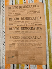 Dopoguerra 4 giornali  Reggio