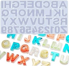 Stampo silicone alfabeto - stampo,