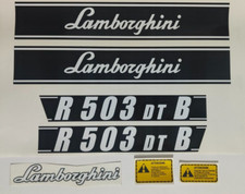 ADESIVI DECALCOMANIE LAMBORGHINI R 503 DT B PER TRATTORI AGRICOLI GOMMATI R 503