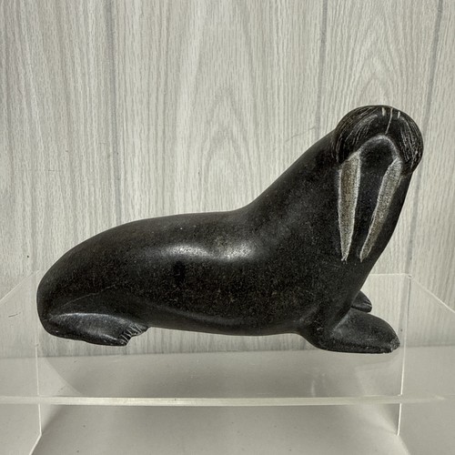 Vtg eskimo stone carving - vtg, of