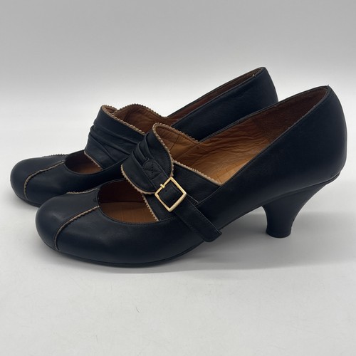 Chie mihara retro black - chie, buckle