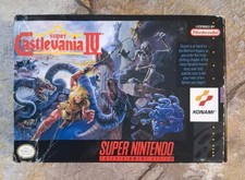 Super Castlevania IV scatola +
