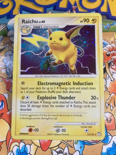 Raichu 123 holo - raichu, 15/123