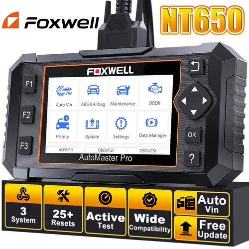 Foxwell nt650 obd2 scanner - obd2,