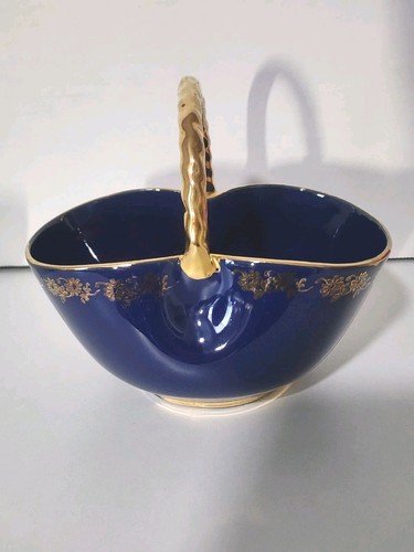 Cesto porcellana blu - cesto,