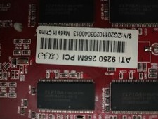 100% TEST ATI 9250 256M PCI tramite spedizione DHL o Fedex