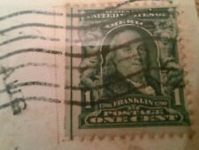 Francobollo /STAMP USA 1 Cent 1906  RARO incluso su cartolina