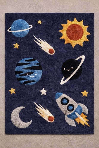 Tappeto spaziale lana - spaziale, in