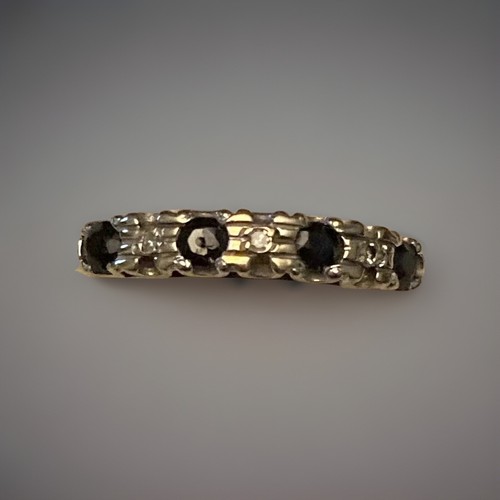 Anello mezza eternità - in, oro