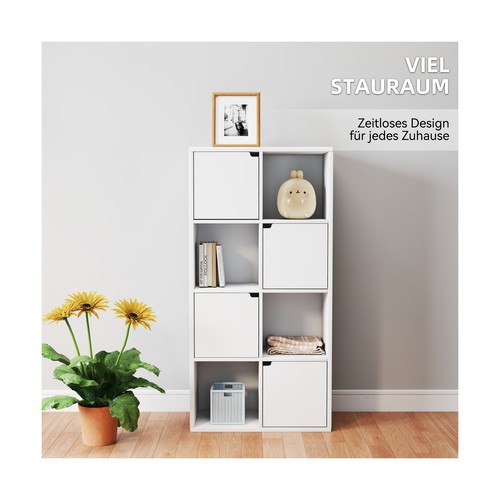 Libreria angolare con ante 8 - angolare,