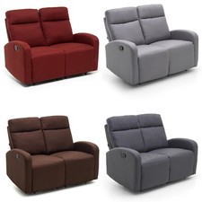 Divano 2 Posti SHELL Reclinabile In Tessuto