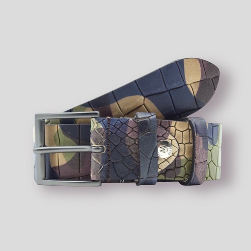 Cintura pelle multicolore - cintura,