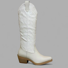 Stivali Texani BEIGE bassi