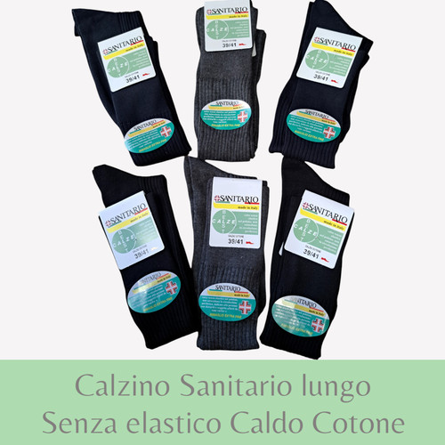 Calza uomo sanitaria - uomo, lunga
