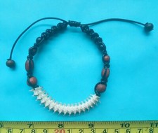 1 bracciale vertebre spina dorsale serpente tribale filippino perline artigianali Kalinga
