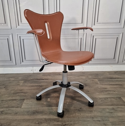 Sedia ufficio vintage girevole