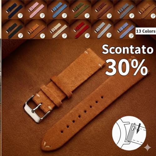 Cinturino orologio vera pelle - vera,