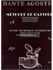 Dante Agostini Metodo per batteria Studio tecnico superiore Vol. 3