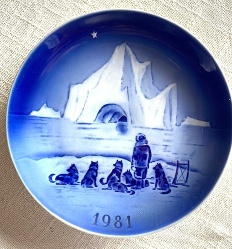 Piatto natale 1981 - piatto,